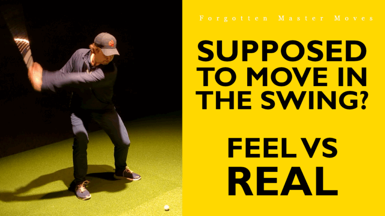 centered or moving in golf