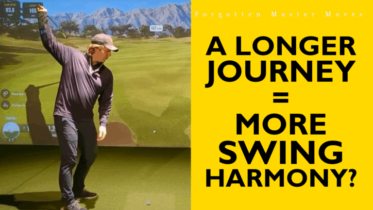 long journey golf swing