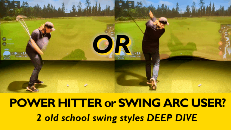 Old School Golf Swing