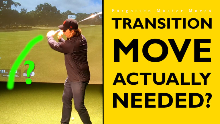 Do You Even NEED a Golf Swing TRANSITION MOVE?